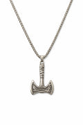 Conjunto em Aço Inoxidável com Pingente Viking