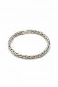 Bracelete em Aço Inoxidável Trançado