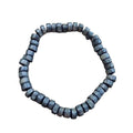 Pulseira em Madeira Artesanal com Contas e Elástico